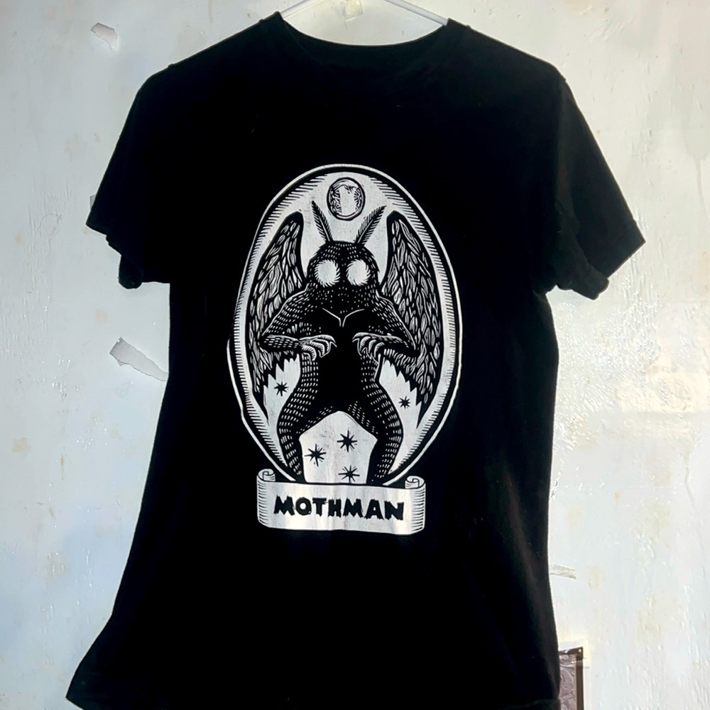 Black Mothman Graphic Tee